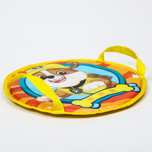 Санки-ледянки Сидушка мягкая "Щенячий патруль" 35 см желтая 7044713 фото 4