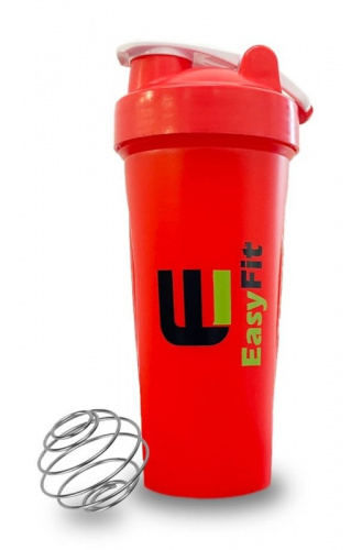 Шейкер 600 мл EasyFit красный 03548