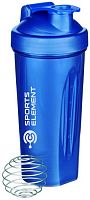 Шейкер 600 мл S01-600 синий Sports Element "Мурена" 01953