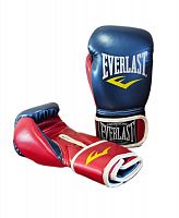 Перчатки боксерские 8 унц Everlast сине-красный перламут 06596