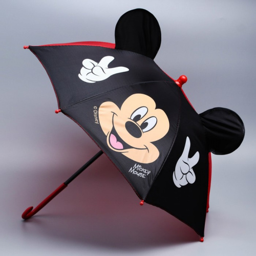 Зонт детский "Mickey Mouse. Микки Маус" 52 см с ушками 1670941 фото 2