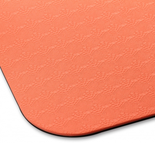 Коврик для йоги 0,5х61х173 см корал-черный IN106 00551 фото 5