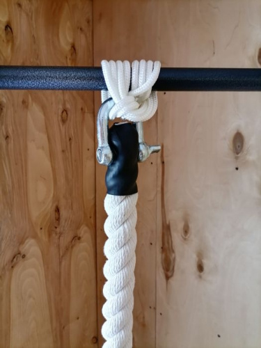 Канат для ДСК 3 м 40 мм белый (крепление скоба) х/б 996447 фото 2