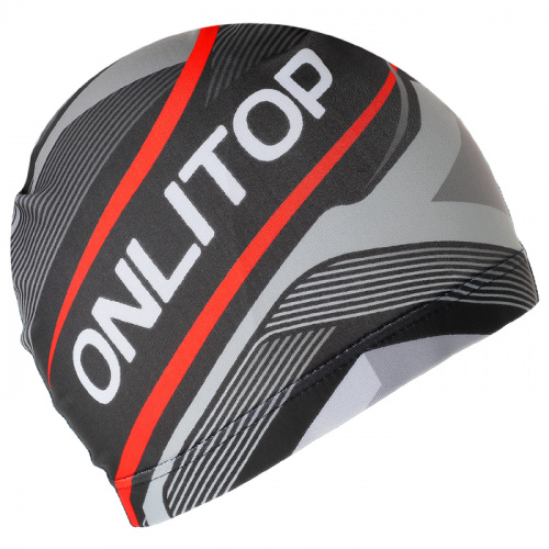 Шапочка для плавания Lyc Onlitop черно-красная 3242946 фото 3