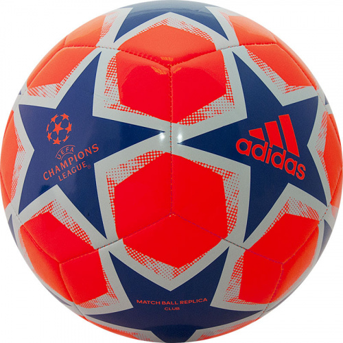 Мяч футбольный №5 Adidas Final 20 Club оранж-синий FS0251