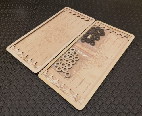 Нарды 50х25х2,8 см "Лазер" GreenL 995801 фото 5 Нарды 50х25х2,8 см "Лазер" GreenL 995801 фото 5