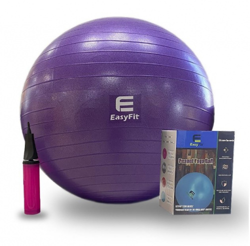 Мяч фитнес 85 см фиолетовый EasyFit 03455