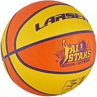 Мяч баскетбольный №7 резина Larsen All Stars оранжево-желтый 324217