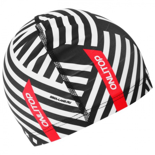 Шапочка для плавания Lyc черно-белая 5089121 фото 3 Шапочка для плавания Lyc черно-белая 5089121 фото 3