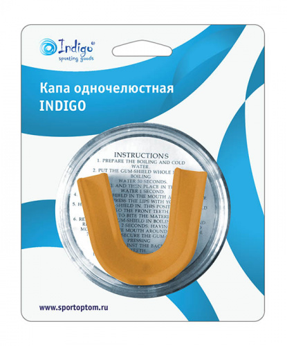 Капа Indigo MS-01-TP черн/оранж 23505 фото 2