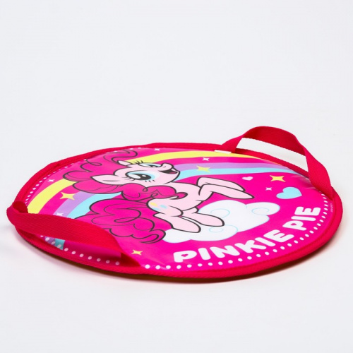 Санки-ледянки Сидушка мягкая "Pinkie Pie" 36 см розовая 7183950 фото 4
