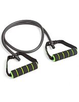 Эспандер для пресса (1 силик жгут) L 1393 1,5 м черный жгут Resistance Cord