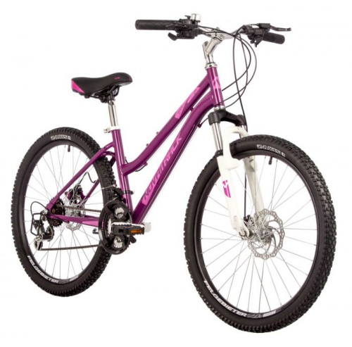 Велосипед подростковый NOVATRACK 24" JENNY PRO сталь вишневый рама 14" 996395 фото 4
