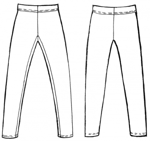 Лосины 28 черный SM-102 16456 фото 4 Лосины 28 черный SM-102 16456 фото 4