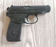 Макет пистолета Макаров (резина, черный) ПТ-2М 998003