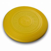 Диск Фрисби 22 см (летающая тарелка) SM-100 желтый 26534