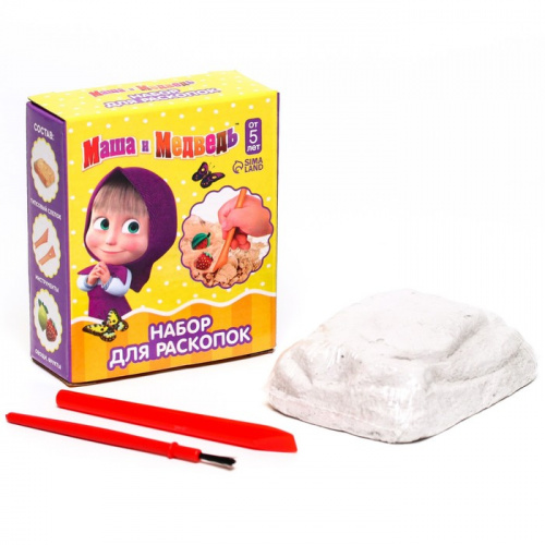 Игра набор для раскопок "Маша и медведь" 7344473 фото 2