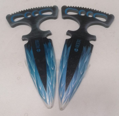 Макет ножа Тычковый нож фанера V2 6 мм 2 шт Стекло дракона Dragon Glass Satndoff 2 00482