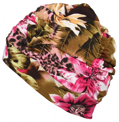 Шапочка для плавания для душа (с драпировкой) Lyc мультицвет SM-092 фото 4 Шапочка для плавания для душа (с драпировкой) Lyc мультицвет SM-092 фото 4