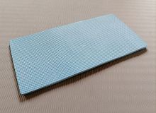 Коврик для йоги под коленки 33,5х16,5 см голубой 996009