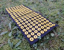 Аппликатор игольчатый (коврик) 260х560 мм черно-желтый 995700