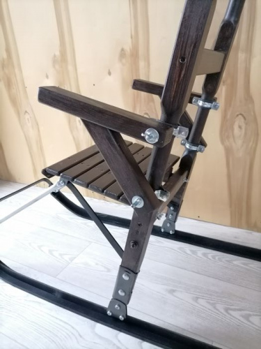 Сани Финские взрослые "Морозко" с насадками и подлокотниками 996655 фото 6