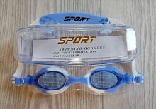 Очки для плавания детские Speed (Sport) синий-белый 03346