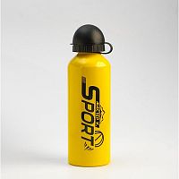 Бутылка для воды 550 мл "Sport. Мастер К" желтая алюм. 5635310