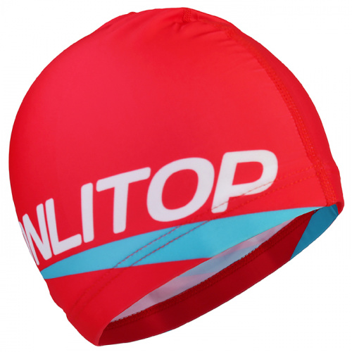 Шапочка для плавания Lycra Onlitop красная 3589398