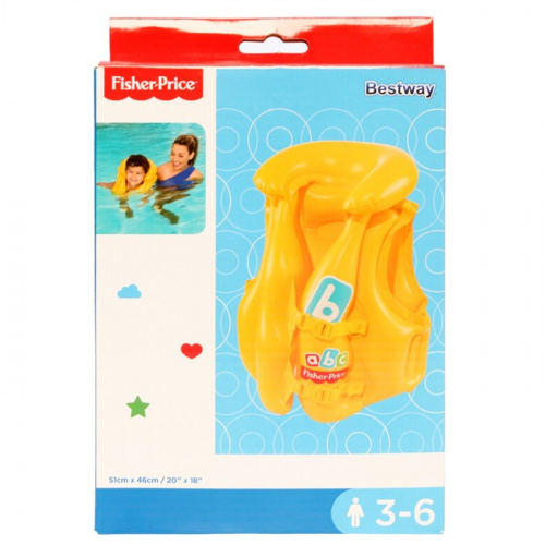 Жилет надувной 51*46 см 93515 3-6 лет Fisher Price 2809220 фото 5