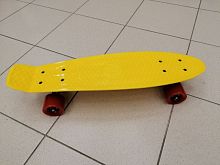 Скейтборд 22х6" Пениборд Vinca Sport желтый 998628