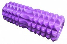 Ролик массажный для йоги 33*14 см фиолетовый 03582