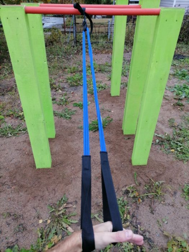 Эспандер лыжника 1,7 м 3 жгута d-6 мм 997297