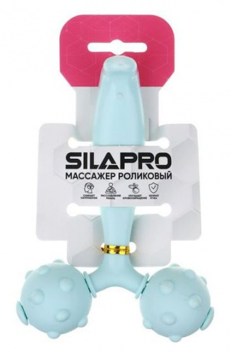 Массажер 2 ролика с ручкой (барабан) Silapro 192083