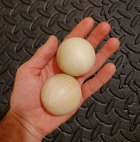 Массажер Шар массажный 2 шт 50 мм липа 995321