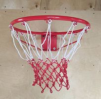 Кольцо баскетбольное №7 с сеткой d внутр-44,5 см, d внеш-46 см 998632