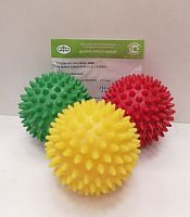 Мяч массажный 08 см (шарик) средней мягкости 998479