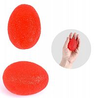 Эспандер кистевой шар (яйцо) нагрузка 10 кг красный 997025