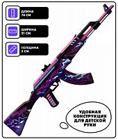 Макет автомата дерево АК-47 Цифровой взрыв Digital Burst Standoff 00649