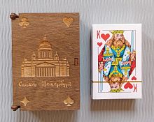 Карты 54 шт "Король" в подарочной коробке "Исакий" 996012