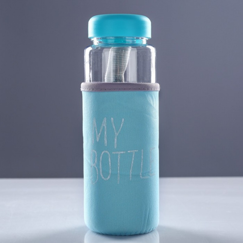 Бутылка для воды 500 мл черный чехол "My bottle" 3516276 фото 6