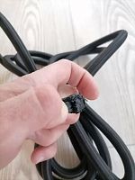 Эспандер (труба латекс из тонких нитей) 3 м, 12 мм черный в оплетке 00488