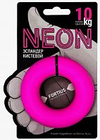 Эспандер кистевой 10 кг розовый детский Fortius Neon 998283