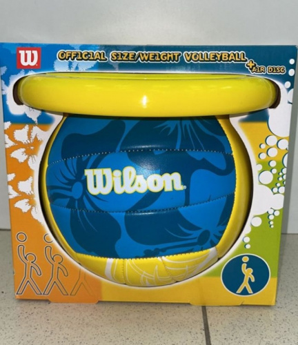 Мяч волейбольный Wilson + диск фрисби X0518