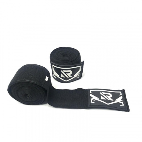 Бинты боксерские 3 м х/б + эластан черный Rage 02245 04646 Бинты боксерские 3 м х/б + эластан черный Rage 02245 04646