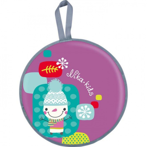 Санки-ледянки Сидушка мягкая "Nika-kids. Снеговик" 43 см ЛР45/С2 5599864 фото 2