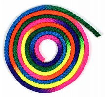 Скакалка 2,9 м гимнастическая Радуга (разноцветная, мягкая) 997045