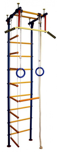 ДСК Вертикаль Юнга-1.1 враспор шир хв, синий стойки, желтые пер 996794 ДСК Вертикаль Юнга-1.1 враспор шир хв, синий стойки, желтые пер 996794