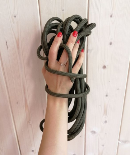 Веревка (шнур) серо-зеленый цена за 1 м - мин продажа 2 м 997954 Веревка (шнур) серо-зеленый цена за 1 м - мин продажа 2 м 997954