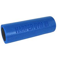 Ролик массажный для йоги 45*15 см синий-черный цельный Harper Gym 40152 361858